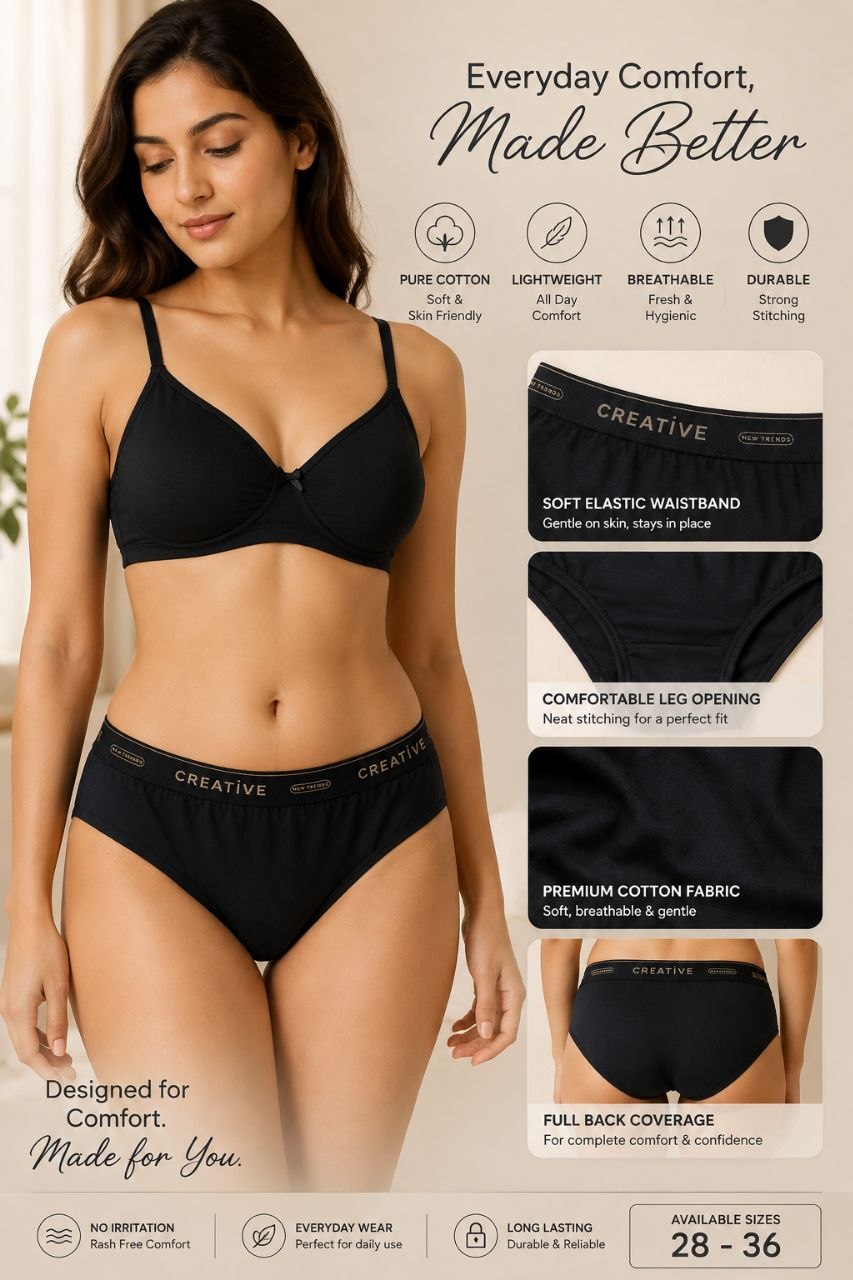 Women’s Everyday Comfort Panty | Soft, Breathable & Stylish Brief